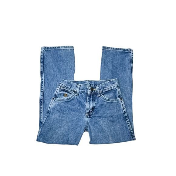 Wrangler Boys' Slim Straight Medium Wash Jeans - Size 8 - Picture 1 of 4